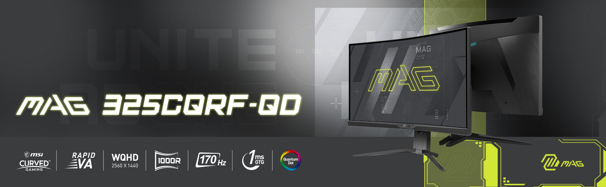 MAG 325CQRF-QD Gaming Monitor
